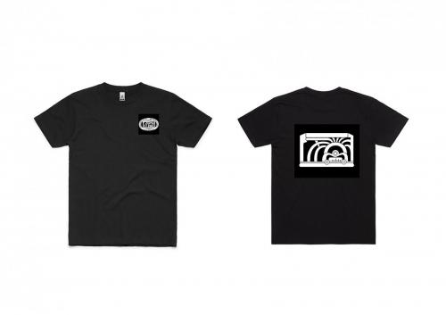 Waiheke Wireless T Shirt Black 